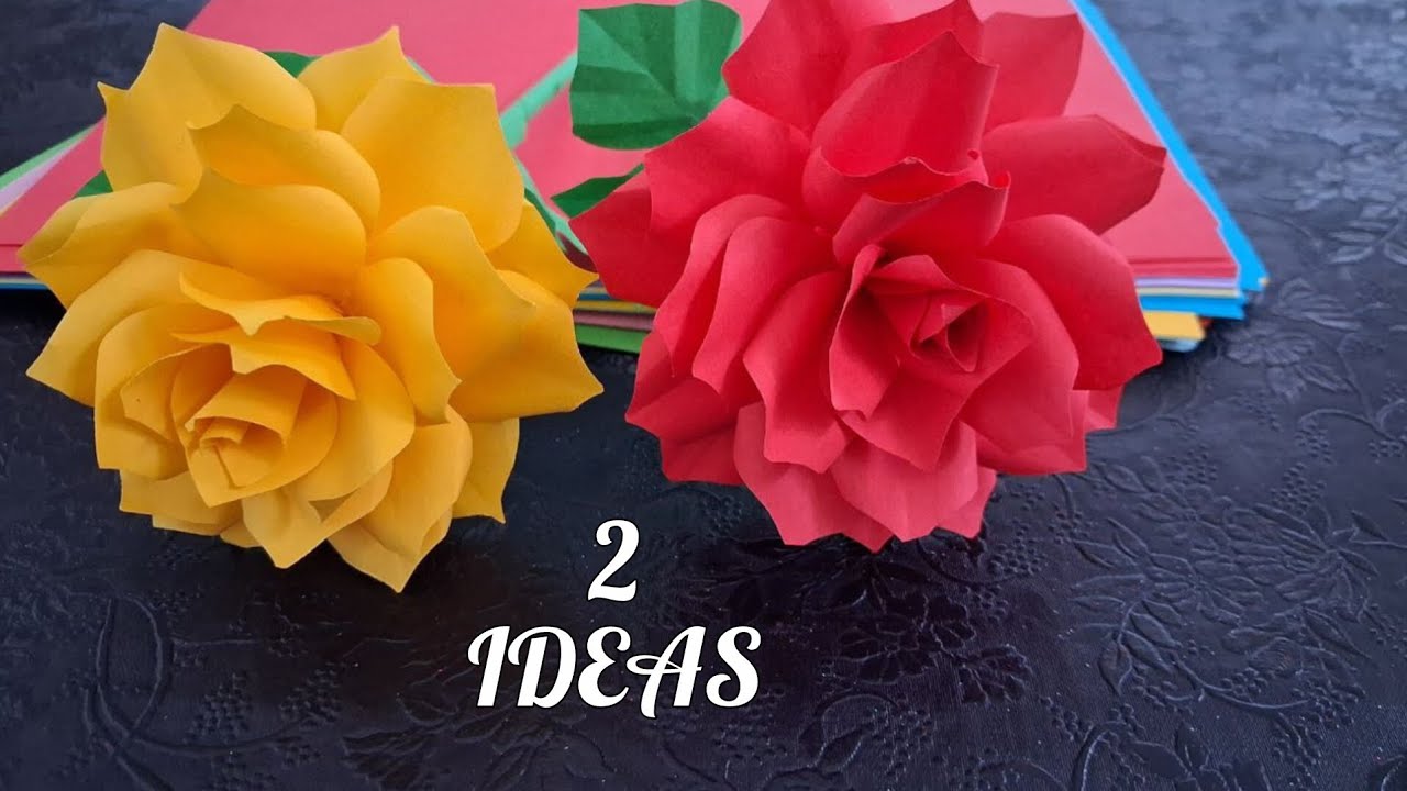 2 EASY IDEAS ✨️ Crepe Paper Decoration Ideas DIY Crepe Paper Flowers 
