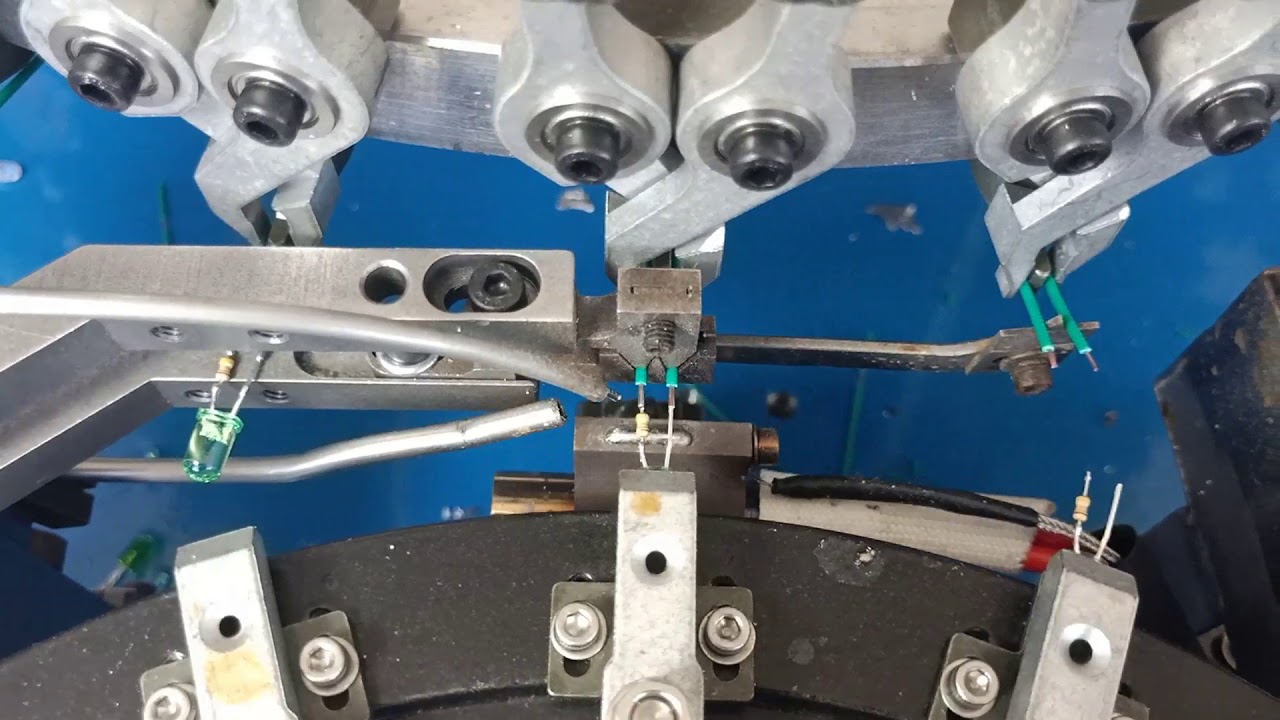 automatic LED soldering machine for LED and resistance