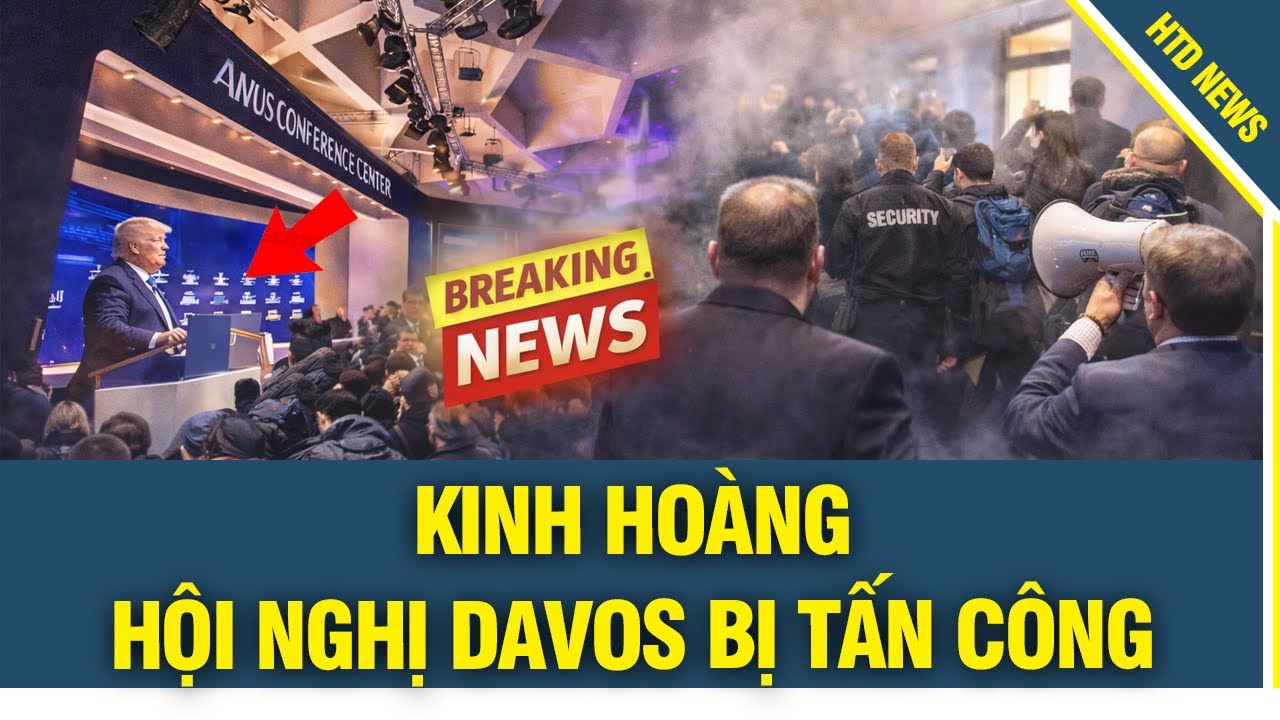 KINH HOÀNG: Hội nghị Davos bị tấn công "HÓA HỌC", nhiều quan chức ngã bệnh, TT Trump cũng có mặt
