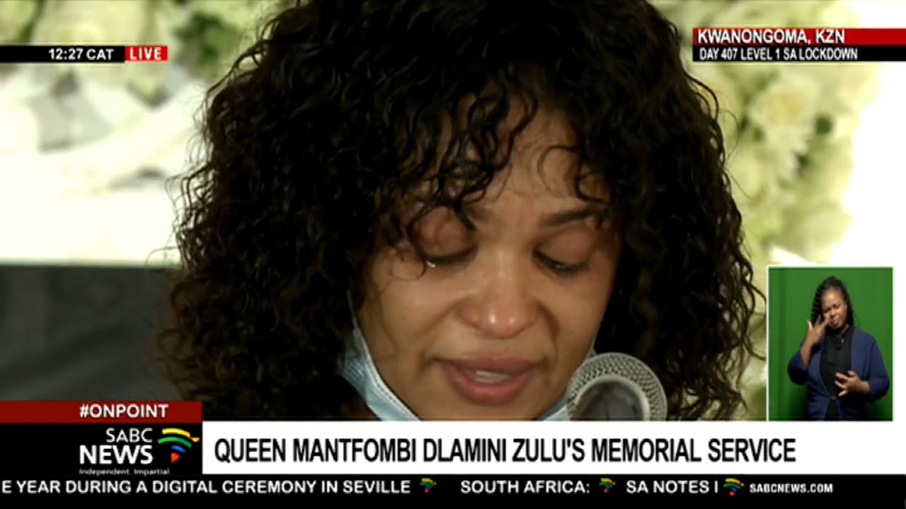 Queen Mantfombi Dlamini Zulu memorial service I  Princess Bukhosibemvelo Zulu