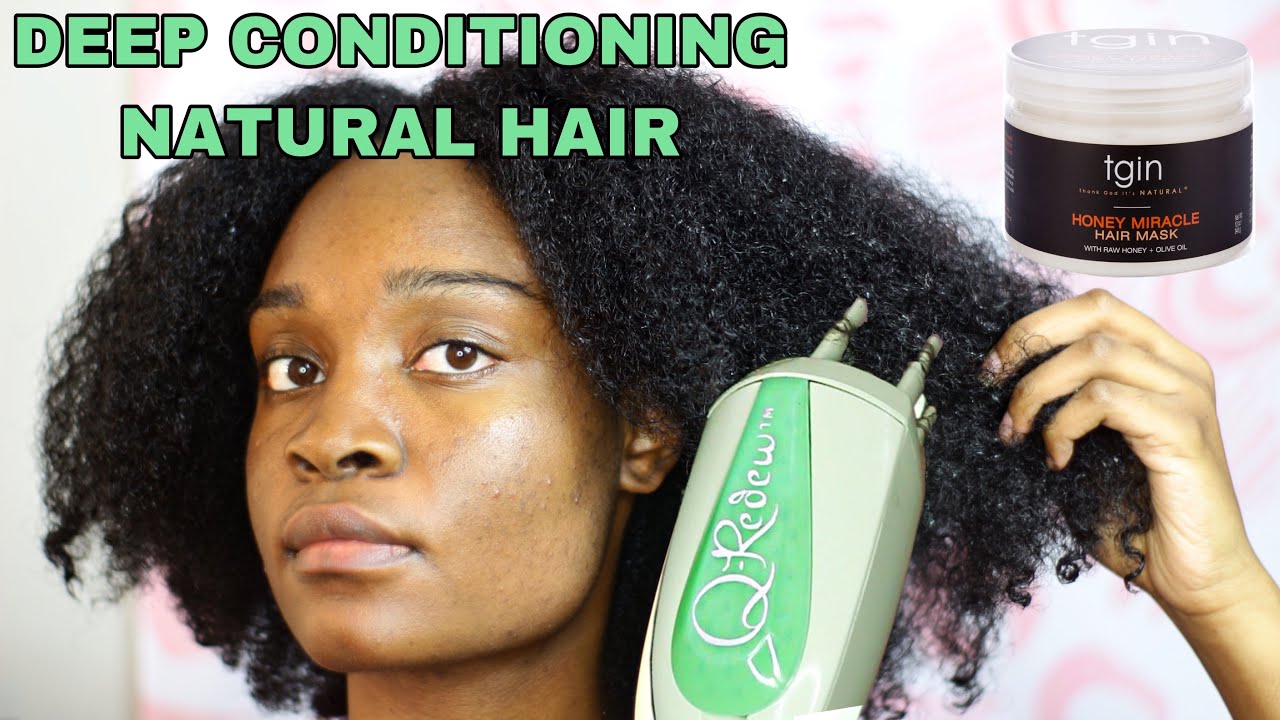 USING THE Q-REDEW HAIR STEAMER WHILE DEEP CONDITIONING | Q-Redew Steamer Review | BEAUTYBYAJ