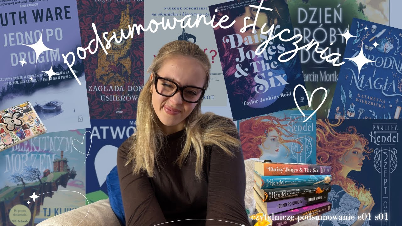 czytelnicze podsumowanie stycznia ✨ Paulina Hendel, Marcin Mortka i wiele, wiele więcej!