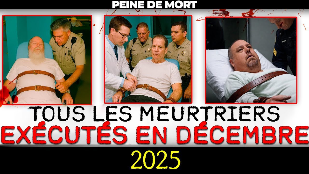 🔴 Toutes les ex&eacute;cutions de d&eacute;cembre 2025 | Peine de mort | &Eacute;tats-Unis