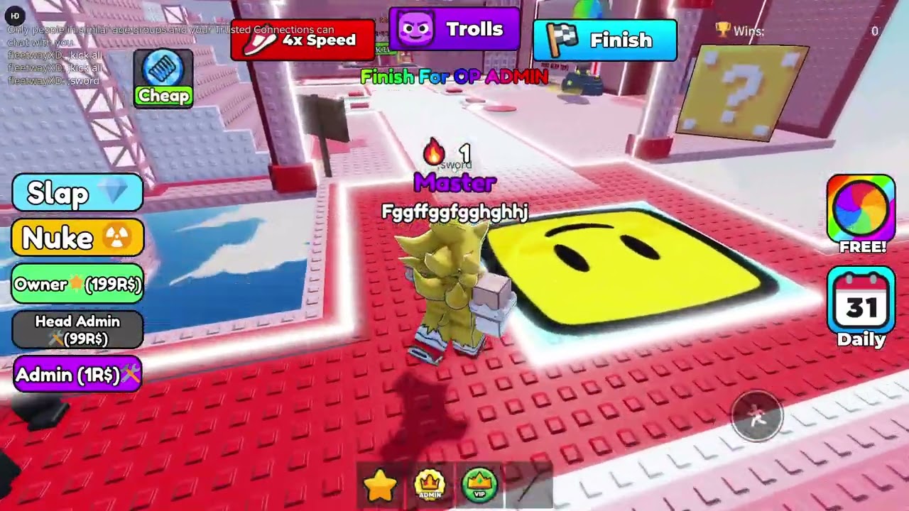 Juegos de admin pero soy el owner..