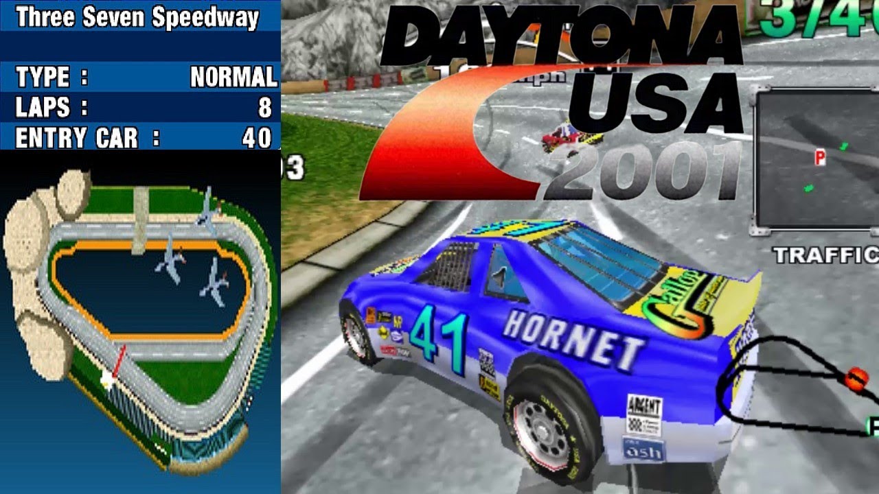 Daytona USA 2001: Hornet (Color 3) (Three Seven Speedway)