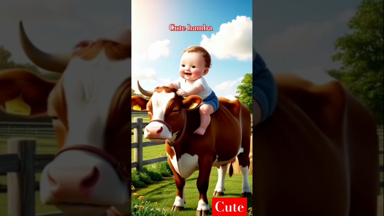 Cute hamba 🇧🇩cow cartoon #shorts #viwes #cows
