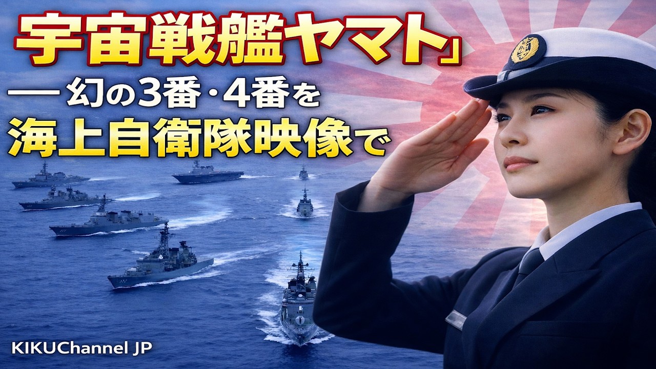 『宇宙戦艦ヤマト』──幻の3番・4番を海上自衛隊映像　歌詞付き