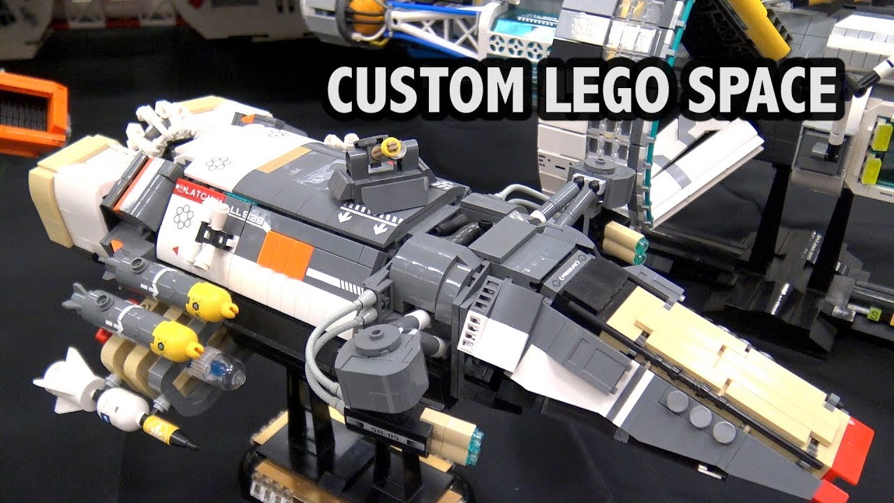 Custom LEGO Spaceship Fleet | BrickCon 2018