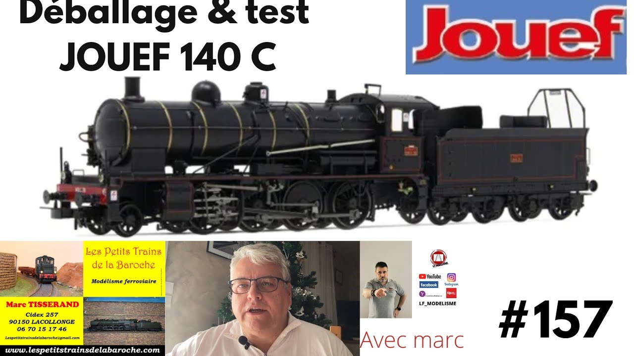 #157 JOUEF 140 C 38 train électrique modelisme ferroviaire echelle HO maquette digital sonore