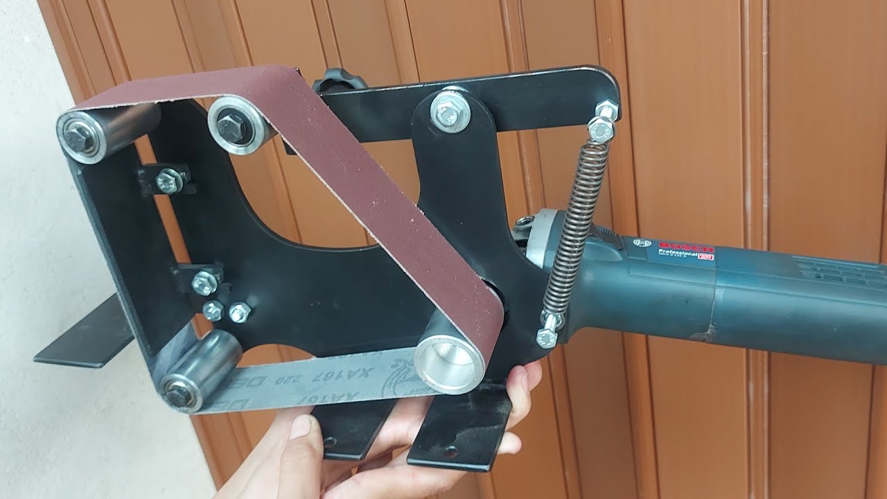 DIY MONTANDO UMA LIXADEIRA DE CINTA