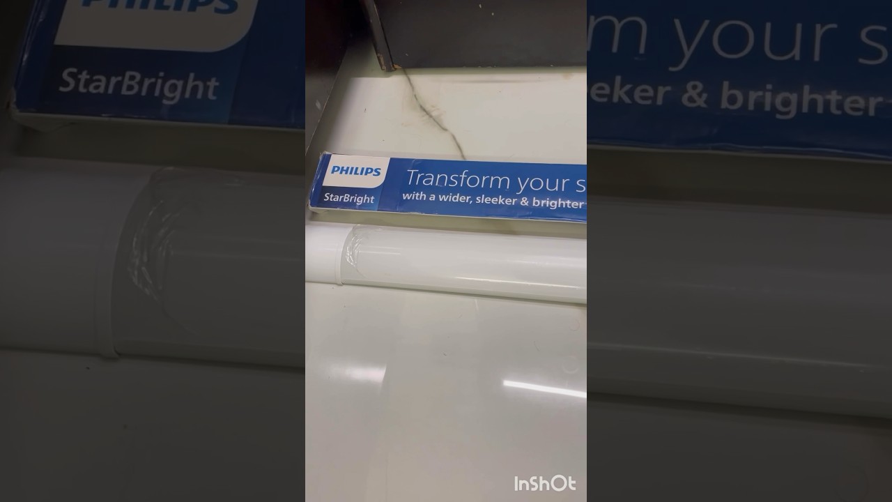 #Philips tube light aaj Tak ki sabse heavy watt me aur aapke chutki /चुटकी se hoga start sensor se #
