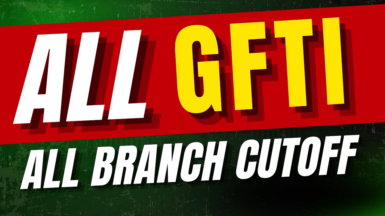 All 47 GFTI Cutoff 2026 | All Branches & Categories Covered #jee2026 #gfti #josaa #csab