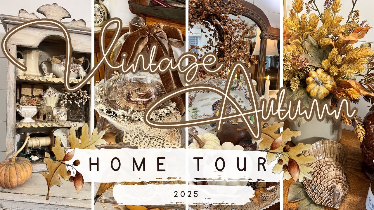 2025 🍂 Autumn Home Tour | Vintage 🍂 Thrifted Rustic Fall Decor | Fall Inspiration