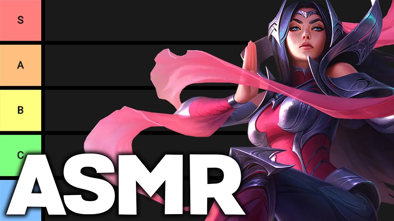 ASMR FR | Tier list LEAGUE OF LEGENDS! 💻