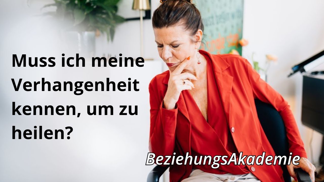 Du musst nicht wissen, was war, um zu spüren, was ist.