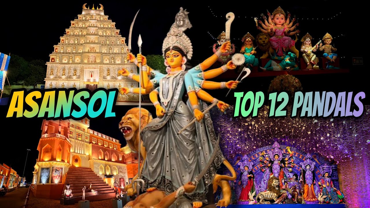 Asansol Durga Puja Pandal 2025 | Top 12 Asansol Durga Puja Pandal 2025 | Asansol Vibes