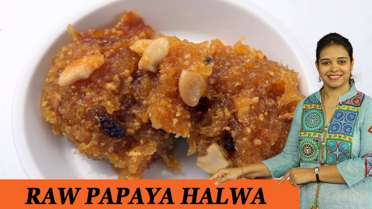 RAW PAPAYA HALWA - Mrs Vahchef