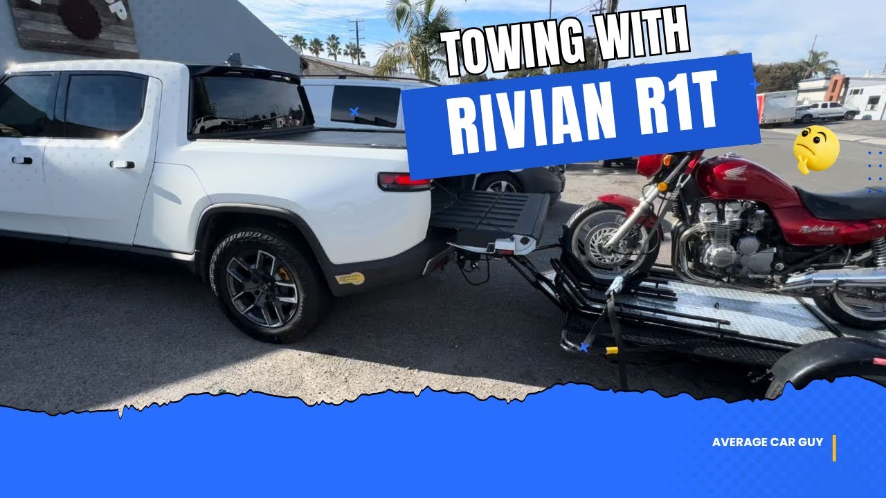 Буксировка с помощью RIVIAN R1T