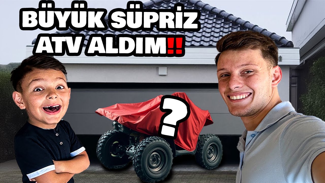 KARDEŞİME BÜYÜK SÜRPRİZ!? ATV ALDIM!! (SİNİRDEN AĞLADI!)