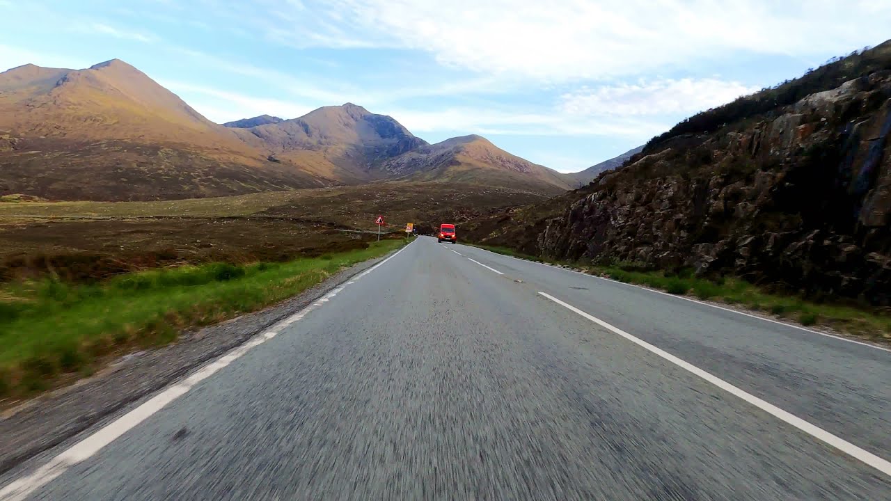 Scotland - Scenic Driving on A 87 (4K)