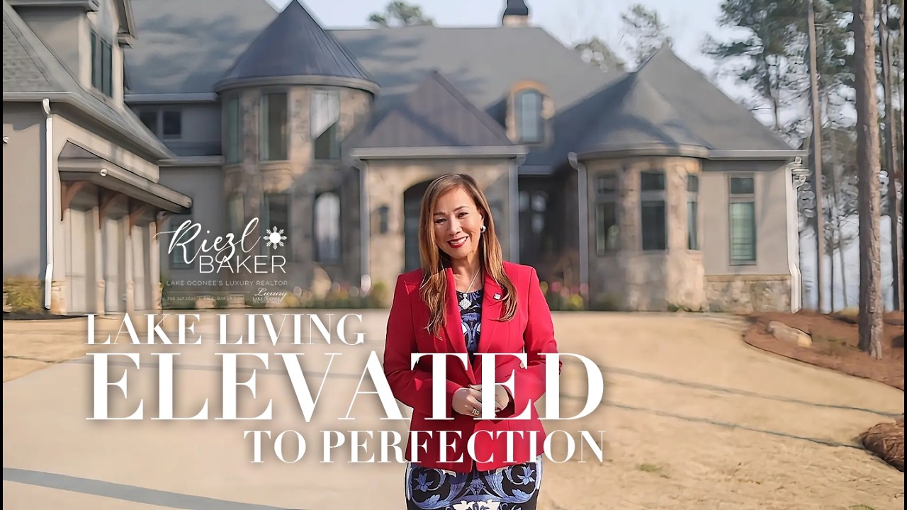 $11 Million Luxury Lake Dream Home Near the Ritz. Realtor Riezl Baker Presents 1180 Broadpoint Drive