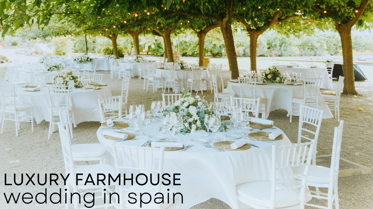 Luxurious Farmhouse Wedding Venue in Costa Blanca #weddingspain #weddingplannerspain