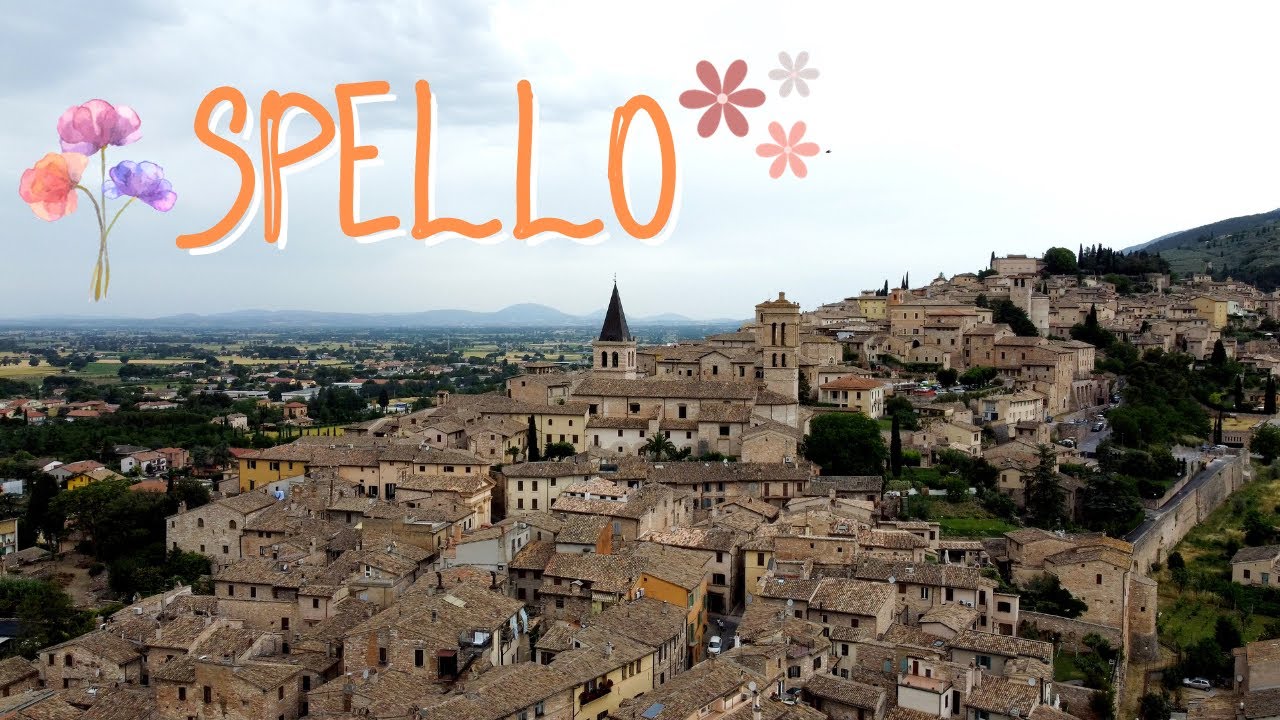 Benvenuti a Spello, il borgo pi&ugrave; fiorito d'Italia | 4K