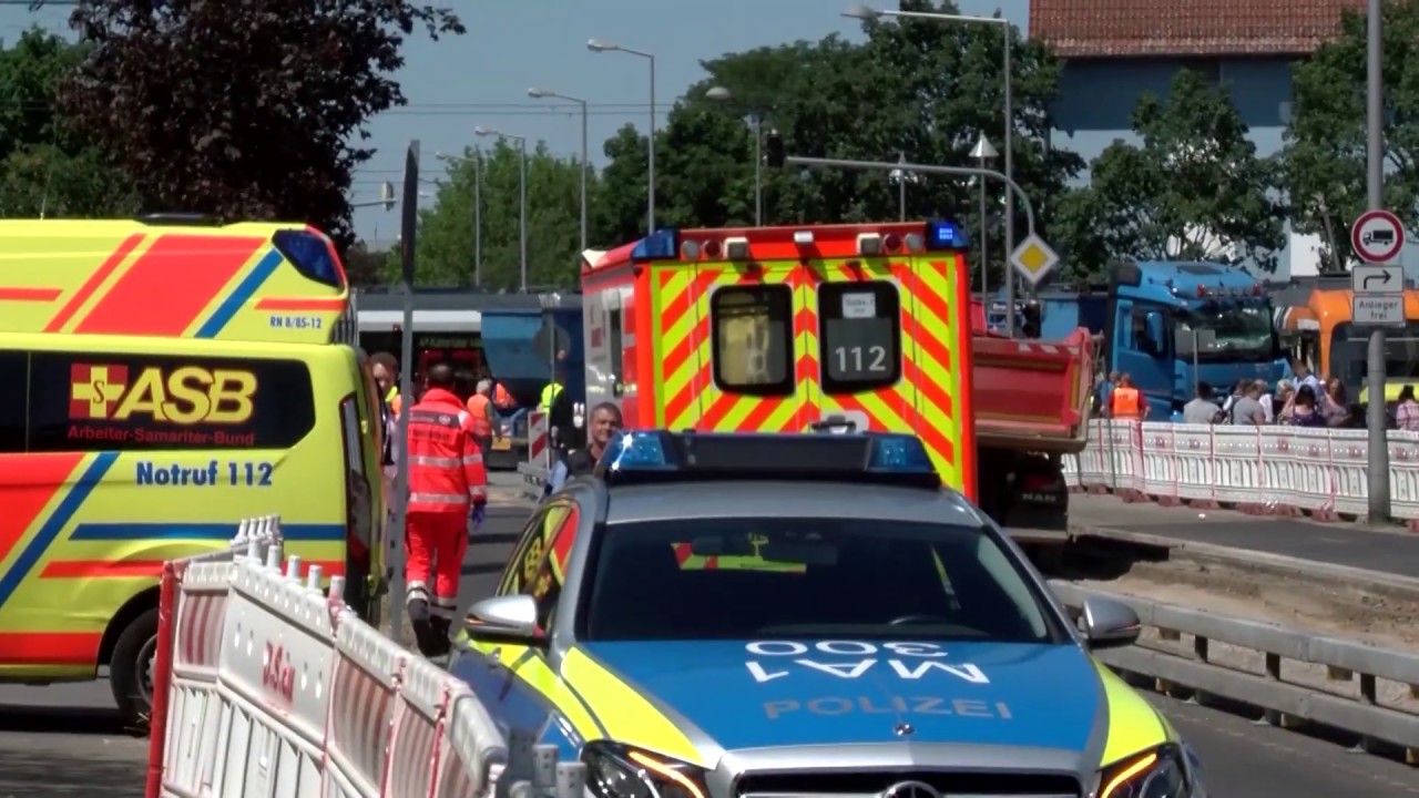 Straßenbahn entgleist in Mannheim – Lkw-Fahrer (32) für schweren Unfall verantwortlich
