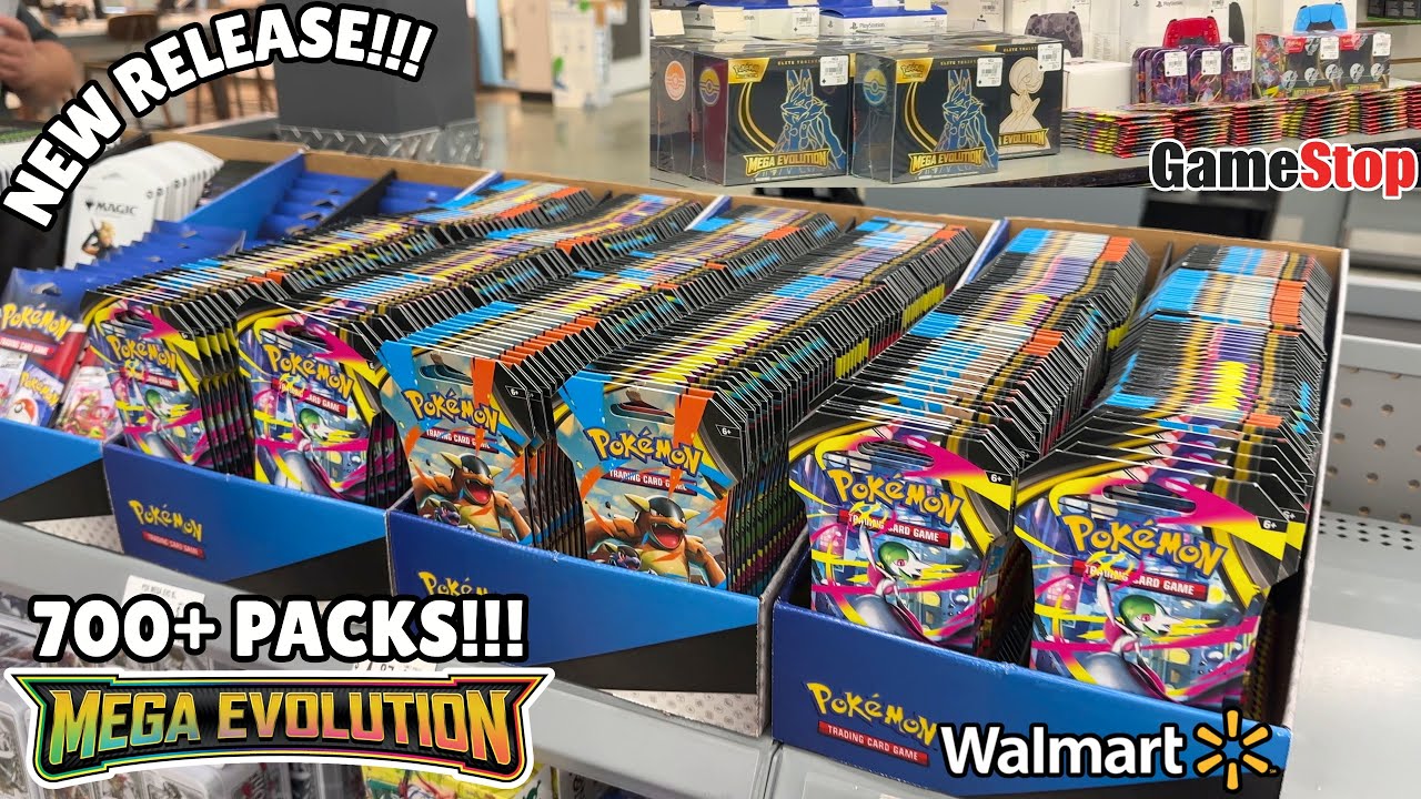 Мы нашли более 700 бустеров покемонов в Walmart! | Открытие Mega Evolution