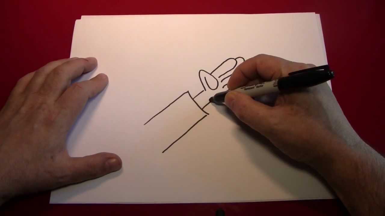 Doodling (Drawing a Simple Cartoon Hand)