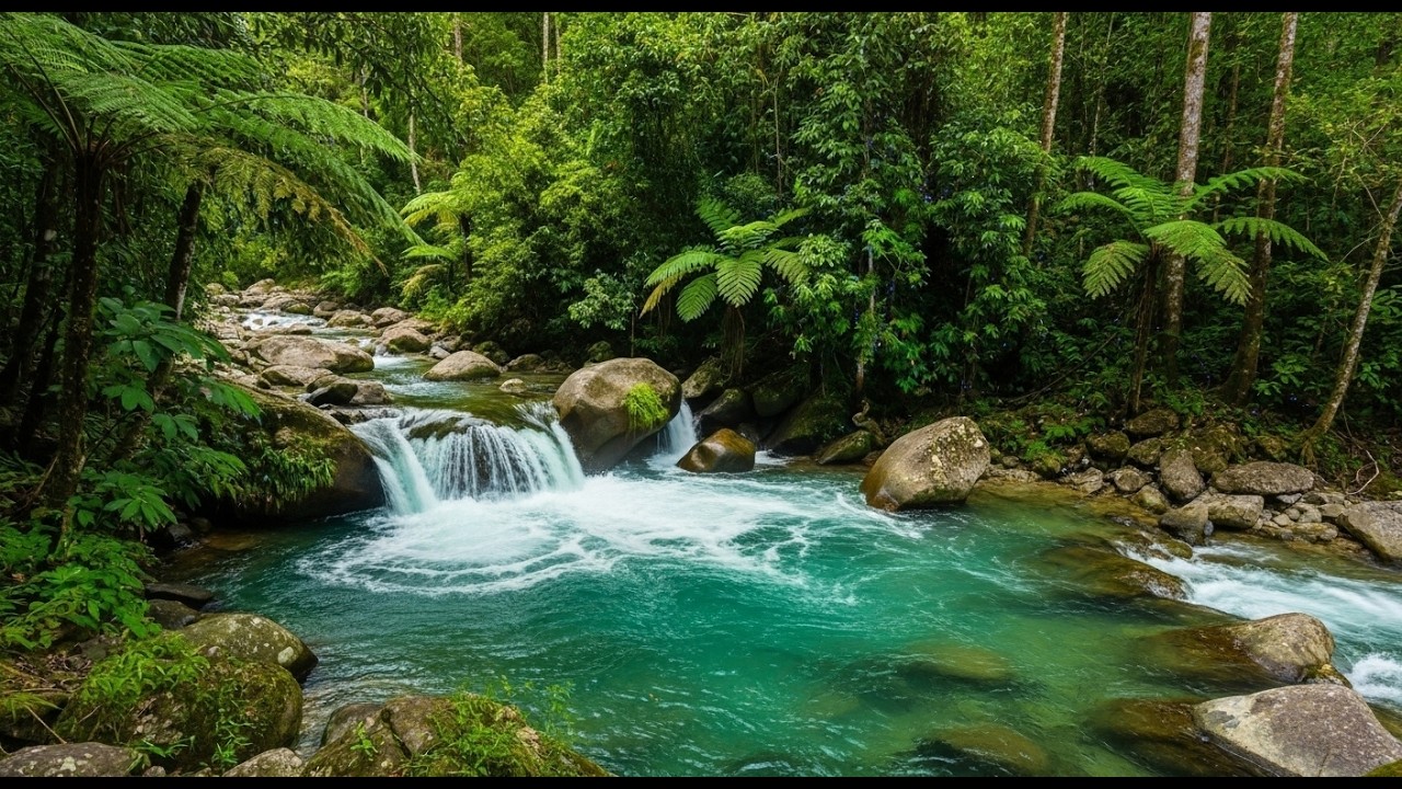 Serene Riverside Forest Ambience for Deep Relaxation & Insomnia