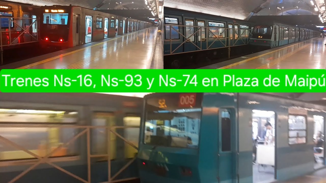 Metro de Santiago | Trenes en Plaza de Maipú  | Línea 5 