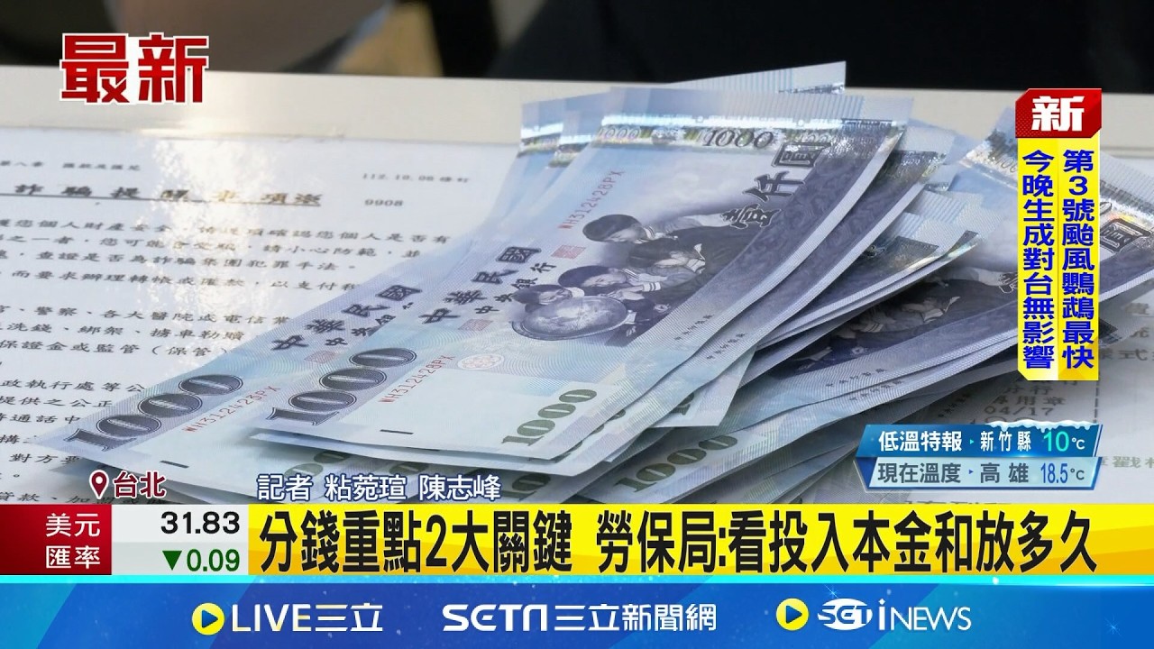勞退分紅沒領到15.6%? 勞保局公開計算公式 分錢重點2大關鍵 勞保局:看投入本金和放多久｜記者 粘菀瑄 陳志峰│新聞一把抓20260310│三立新聞台