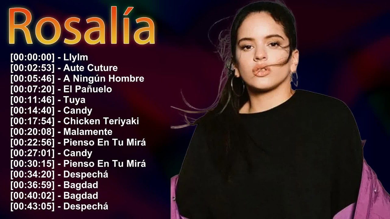Rosal&iacute;a Greatest Hits Playlist 2026 Best Songs Collection and Top Hits
