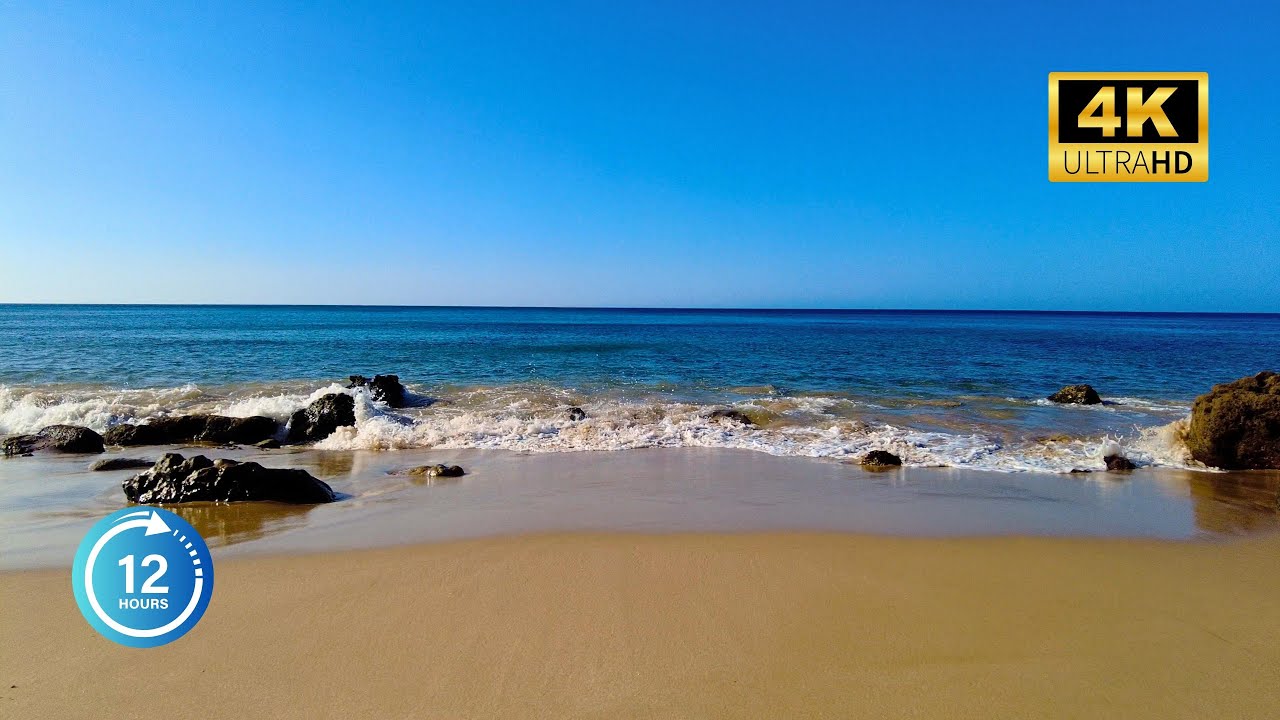 🌊 Tranquil Shores: ASMR for Relaxation and Focus, 4K Video