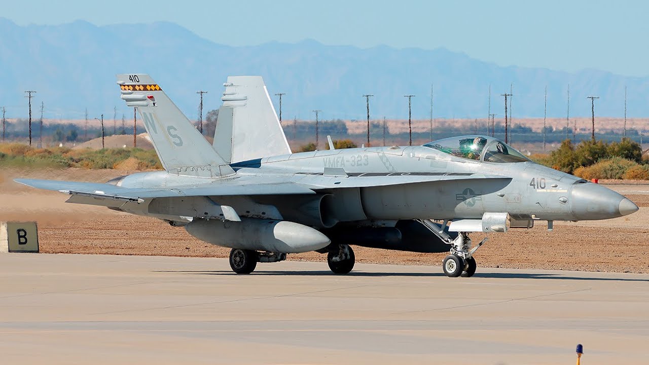 NAF EL CENTRO: VMFA-323 Death Rattlers , VMA-223 Bulldogs Harriers and more Part 4 #militaryplanes