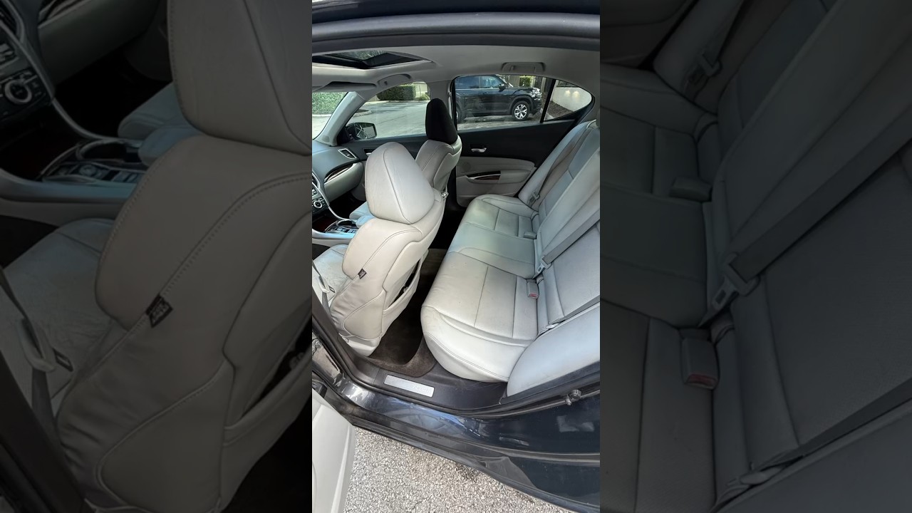 INTERIOR CLEAN ON 2016 ACURA TLX 💎 #eljefeluxurydetailing