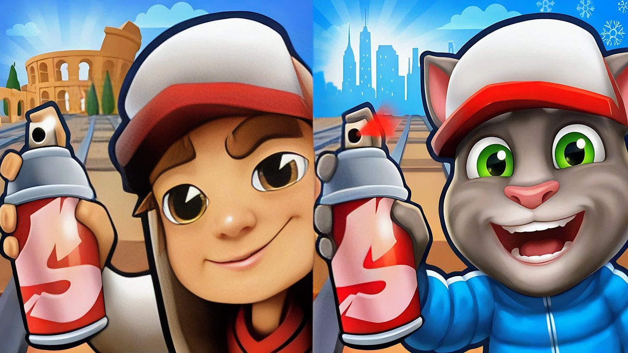 Subway Surfers 🆚 Talking Tom Gold Run Game Games Comparison