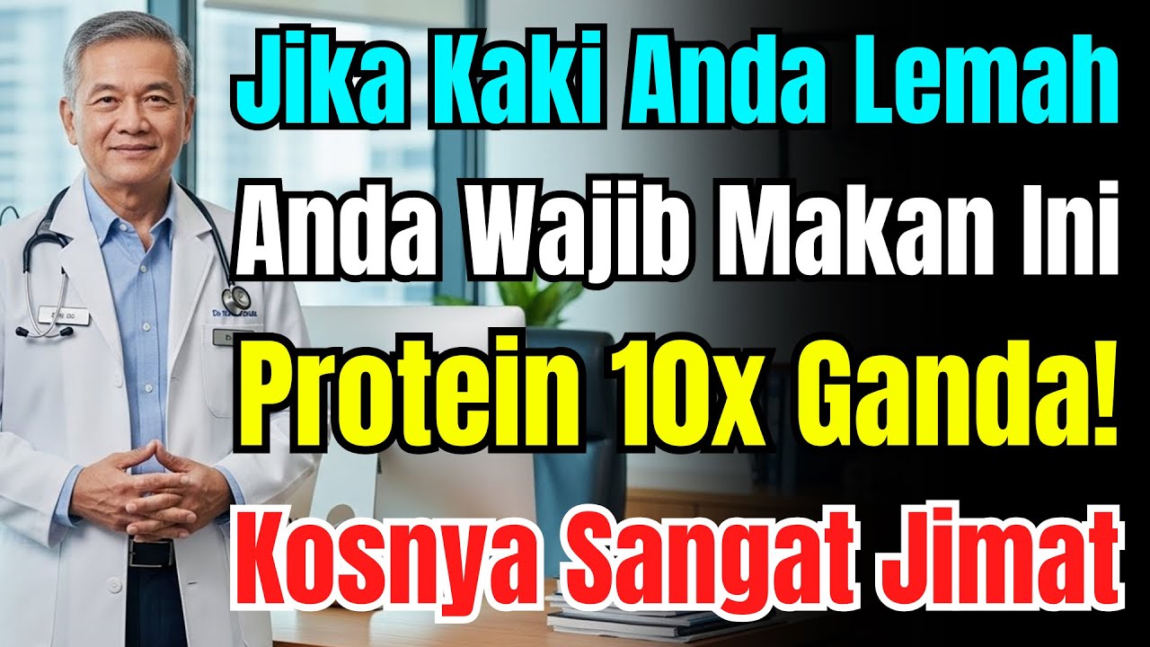 Pulihkan Otot Usia 60! 5 Makanan Protein Mengejutkan. Tips Bekas Doktor Untuk Hidup Sihat Lama.