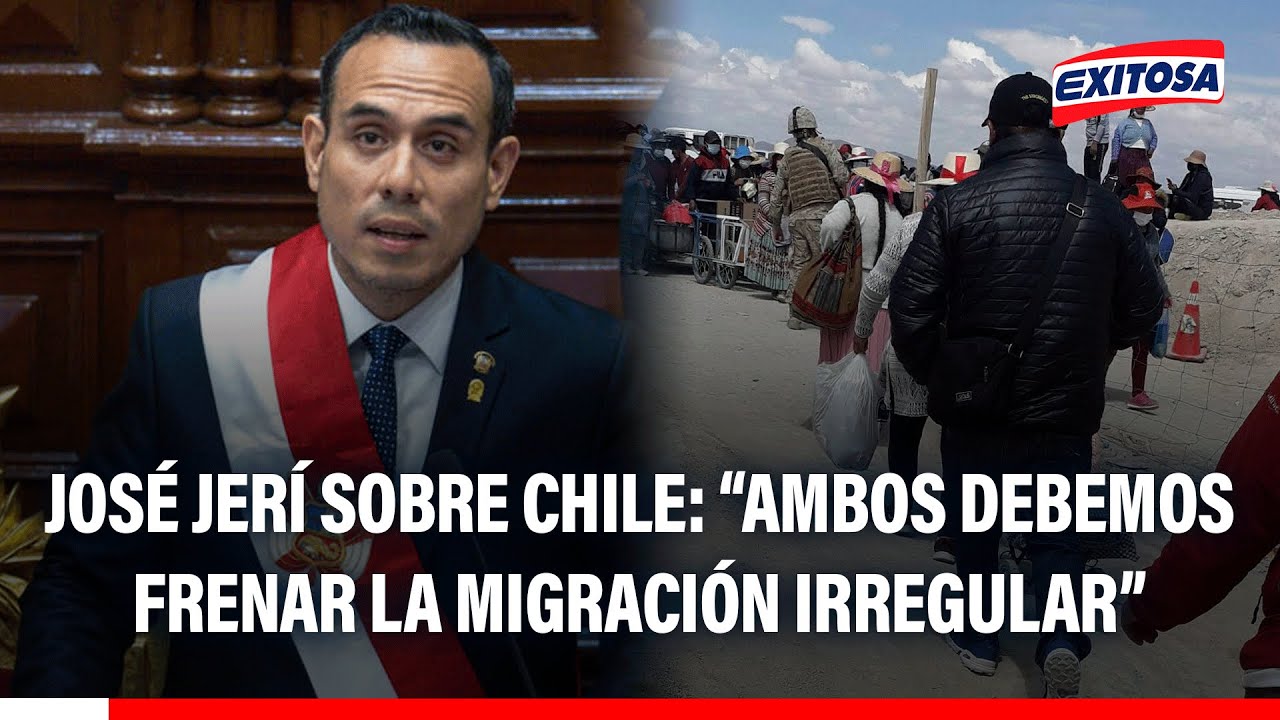 🔴🔵 José Jerí sobre Chile: 