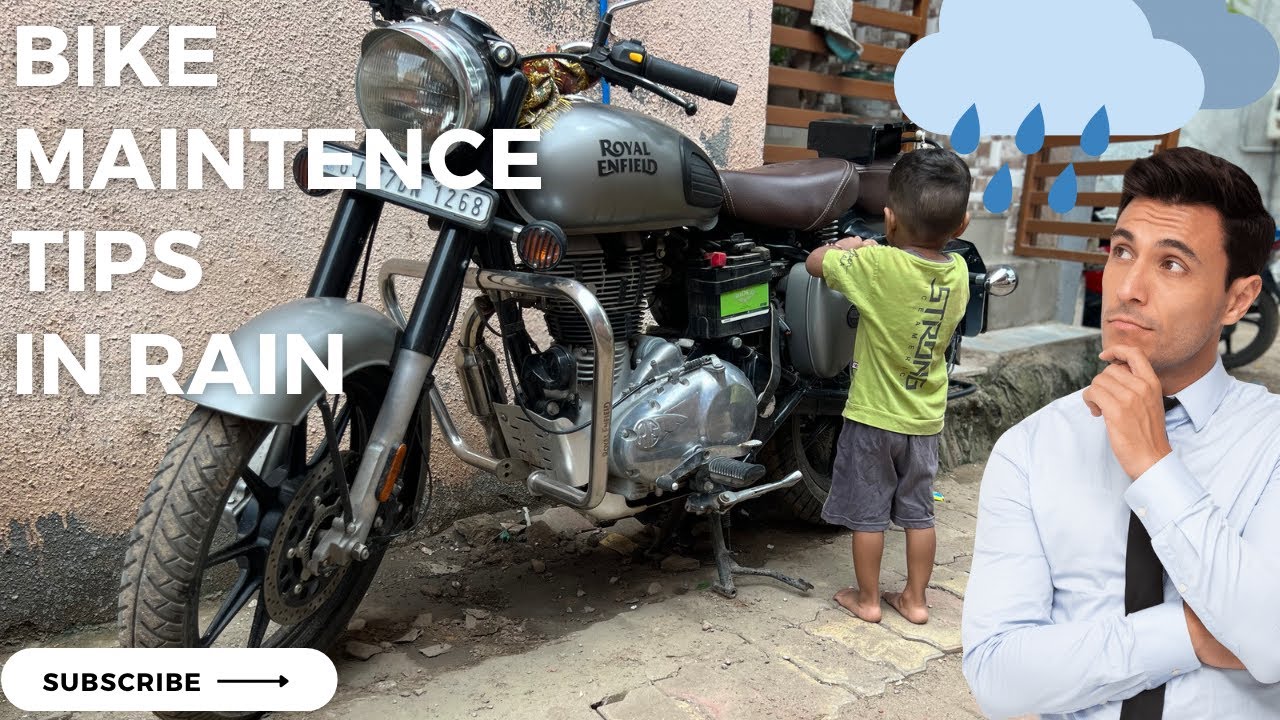 How To Maintain Bike in Monsoon / Rainy Season? | Motorcycle and Scooter Monsoon Maintenance Tips