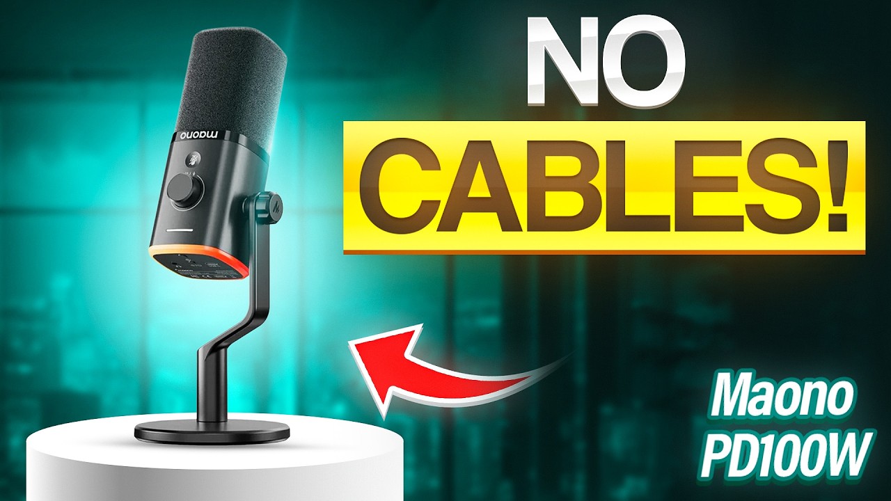 AMAZING QUALITY Wireless Mic Under $70 ! | Maono PD100W Wireless Mic Review