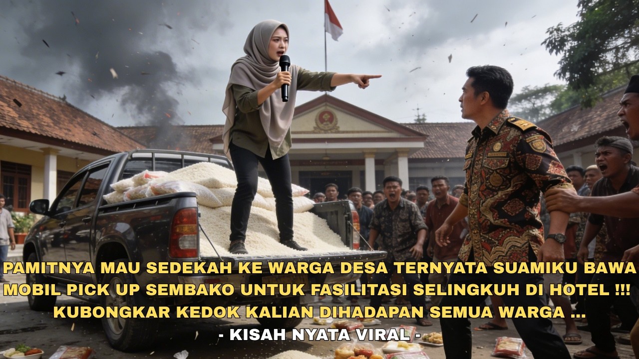 TOPENG SUAMI MALAIKAT SANG PEJABAT DESA TERBONGKAR SAAT AKAN BAGI SEMBAKO ISTRI GEREBEK DIA SAAT ...