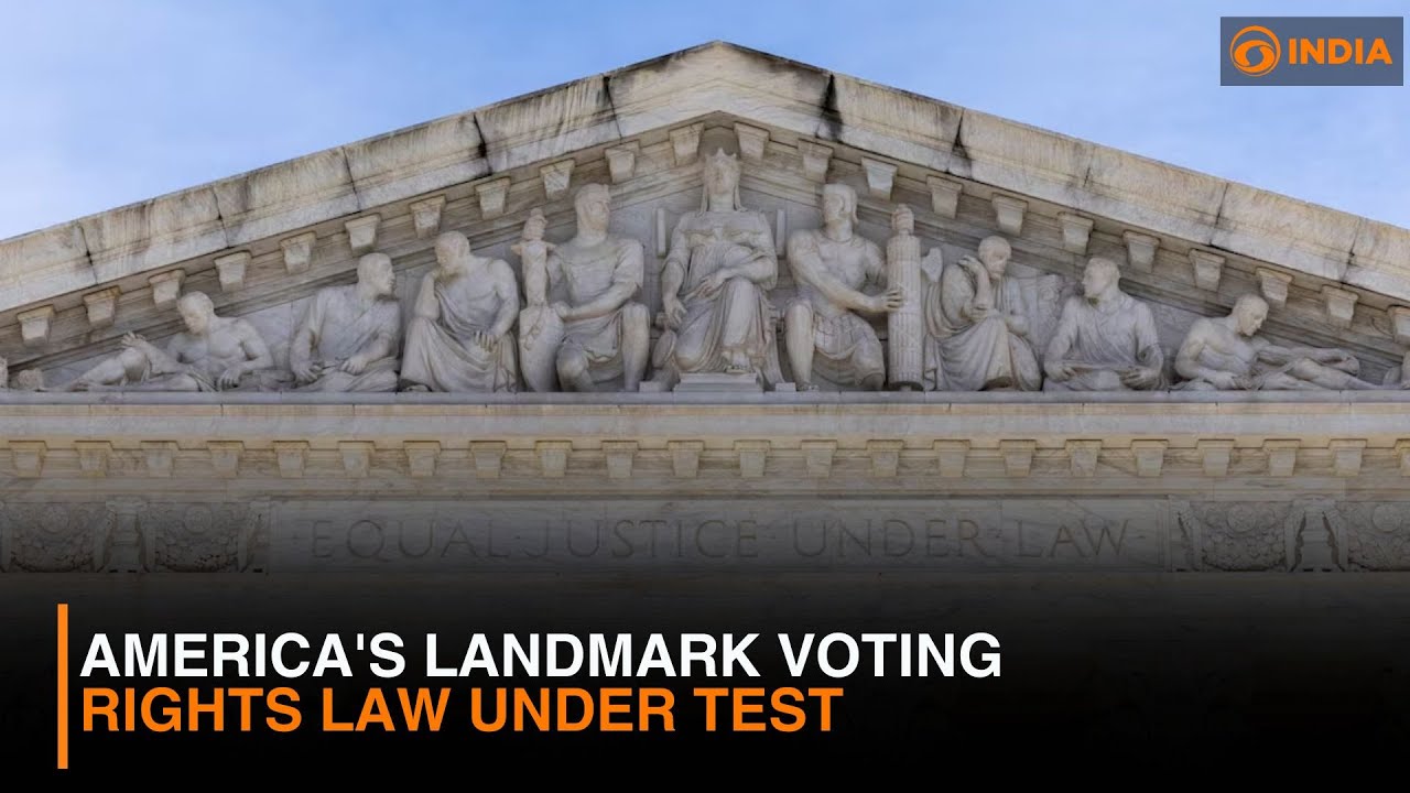 America's landmark voting rights law under test