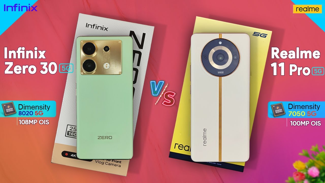 Infinix Zero 30 5g vs Realme 11 Pro 5g Camera Test, Speed Test Which is FASTER? | Infinix Zero 30 5g