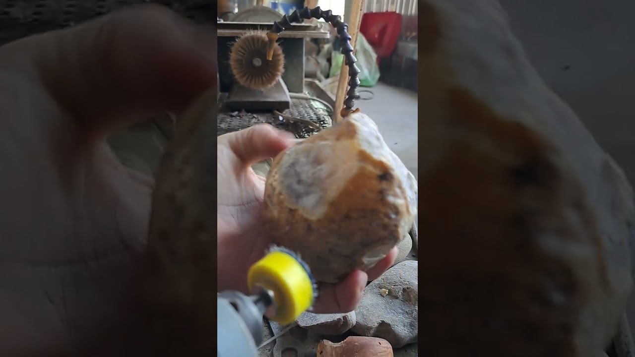 玉石鏡面手工抛光