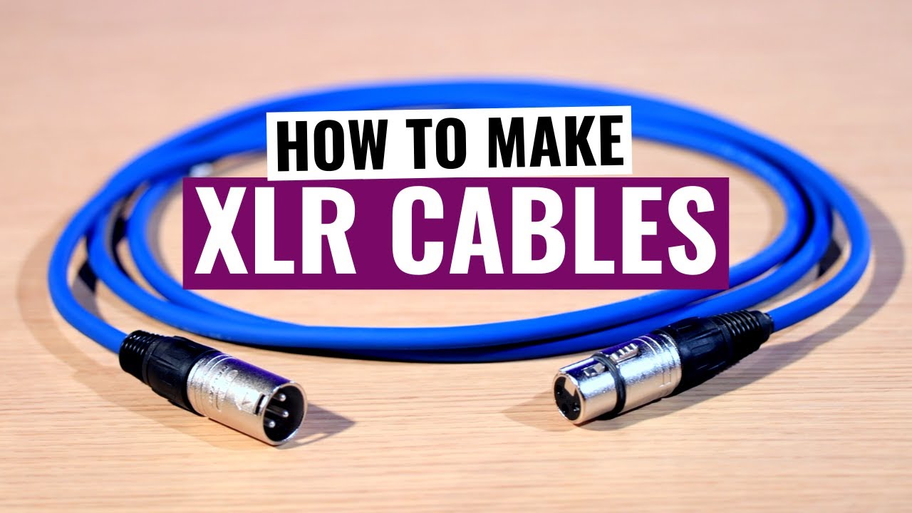 Make your own XLR audio cables