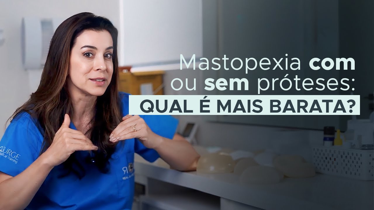 Mastopexia com ou sem próteses? Qual é mais barata?