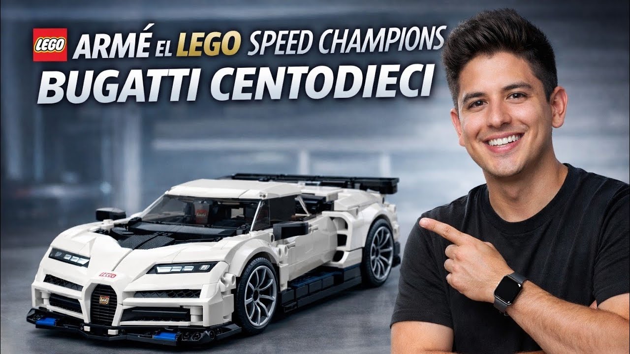 LEGO Speed Champions 77240 Bugatti Centodieci 291 pzs