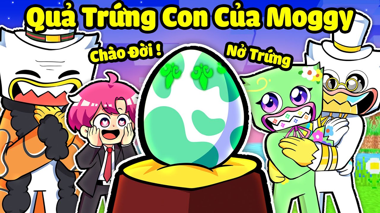 HIHA BẤT NGỜ KHI BIẾT TIN MOGGY VÀ NAWWY CÓ CON TRONG MINECRAFT* GIA ĐÌNH MOGGY 🤩😱🤣